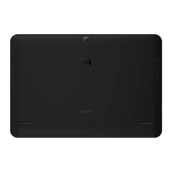 Tablet digital 10.1" Bq Edison 3 negra