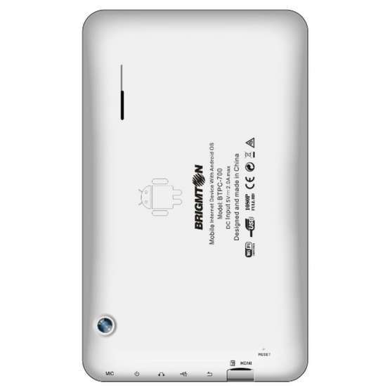 Tablet Digital Brigmton 7" BTPC-700DC Blanca