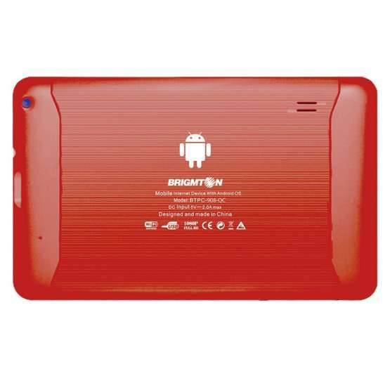 Tablet Digital Brigmton 9"  BTPC908QC Roja