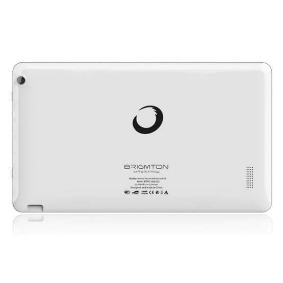 Tablet Digital Brigmton 10.1" BTPC-1018OC Blanca