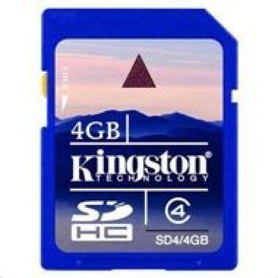 Tarjeta de memoria Kingston SD 4GB