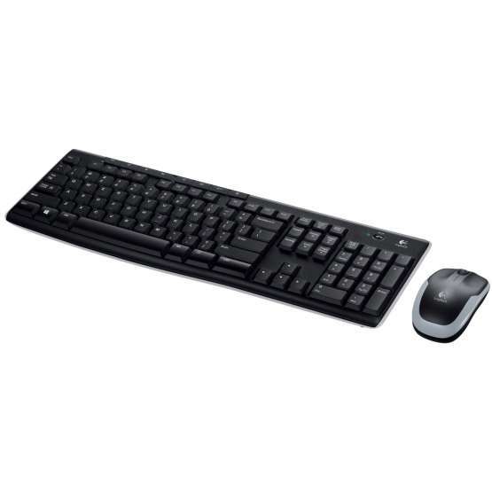 Teclado y ratón Logitech Desktop MK270 Black