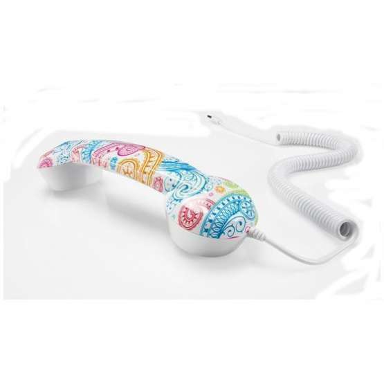 Teléfono con cable para Smartphone/iPhone Sixty Feel Good flores