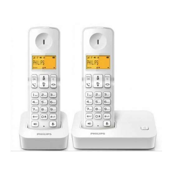 Telefono Duo Philips D2002W23