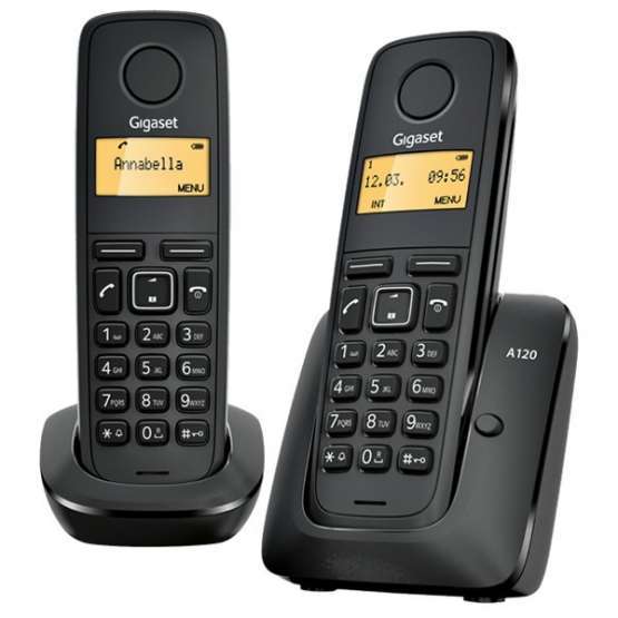 Telefono inalambrico GIGASET DUO A120DUO A120 + SUPLETORIO