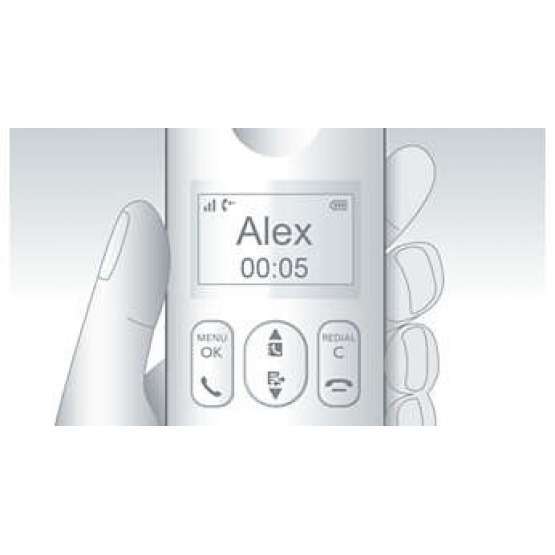 Telefono inalambrico Philips D2151B