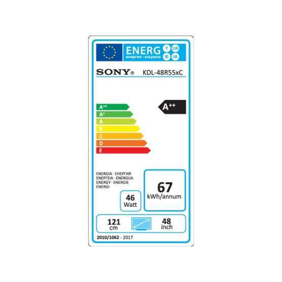 48" TV LED SONY KDL48R550CBAEP