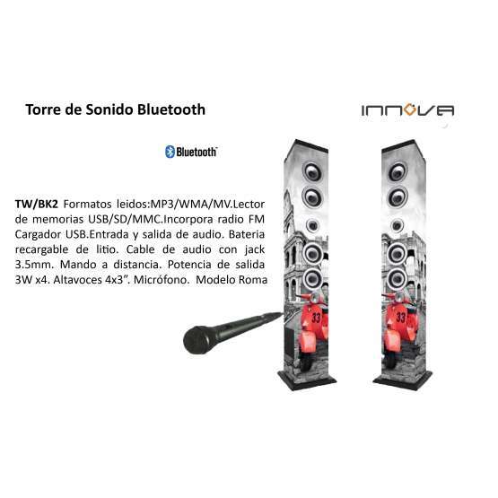 Torre de Sonido Clos Dreams Roma