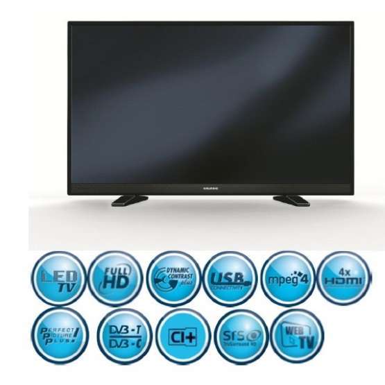 40" TV LED GRUNDIG 40VLE6520BH