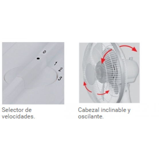Ventilador de pie S&P ARTIC 405 CN GR