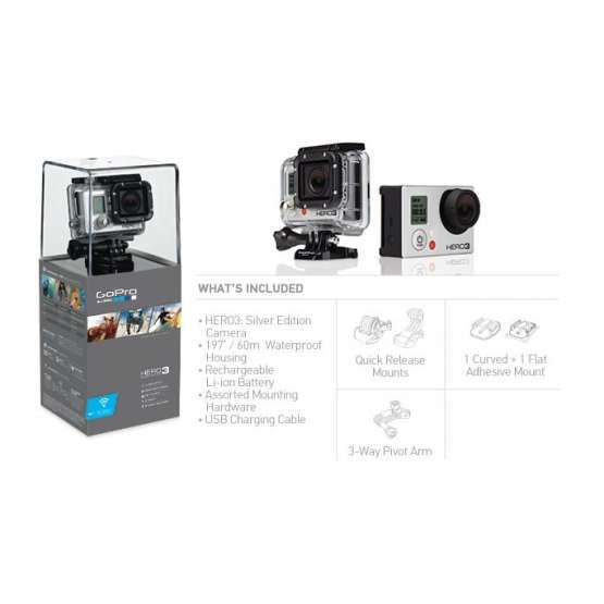 Videocamara deportiva GOPRO HERO3 SILVER