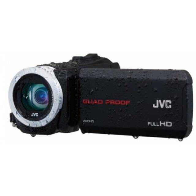 Videocamara JVC GZR15BEU, DEPORTIVA Negro