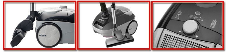 Filtro aspirador Ufesa modelo - Recambios Aspiradores - FERSAY