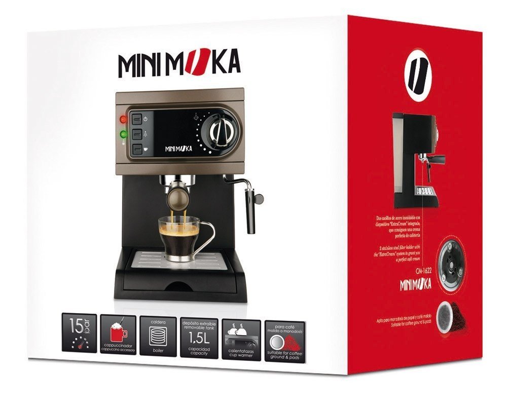 Cafetera expresso MiniMoka CM-1622| Cafetera express MiniMoka CM-1622 |  Electrodomesta