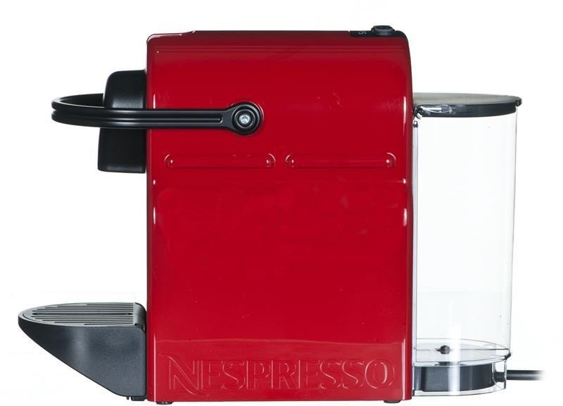 Nespresso Krups Inissia Macchina Caffè Espresso, 0.7 Litri, Ruby Red, Accensione Rapida 25 Secondi