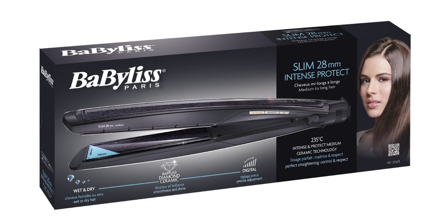 Plancha de Pelo Babyliss ST327E Diamond Slim | Electrodomesta