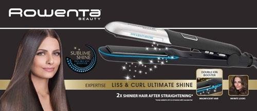 Plancha De Pelo Rowenta Liss \u0026 Curl Ultimate Shine | Electrodomesta