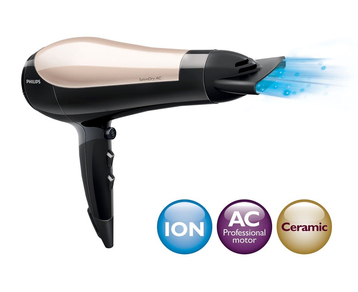 Secador Philips SalonDry AC HP8195/00 | Secador pelo Philips ionico  ceramico | Philips HP8195/00 | Electrodomesta