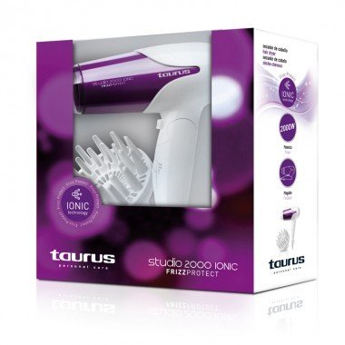 Secador Taurus Studio 2000 Ionic | secador doble voltaje | secador de viaje  taurus | comprar | Electrodomesta